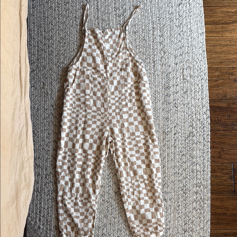 Rylee + Cru Checkered Jumpsuit